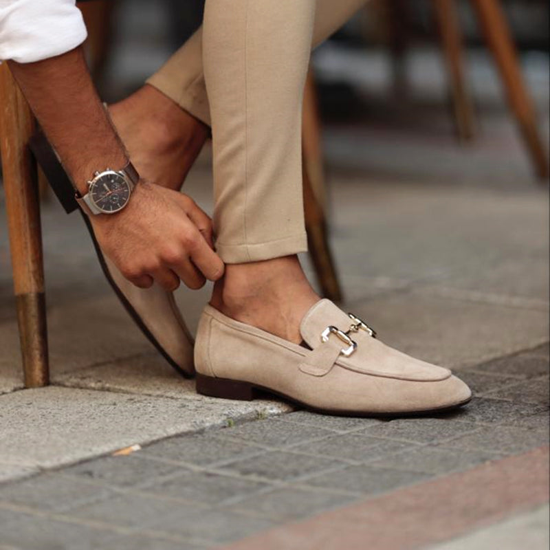 Men's Suede Loafers Refined Brown