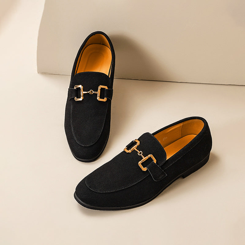 Men's Suede Loafers Refined Brown