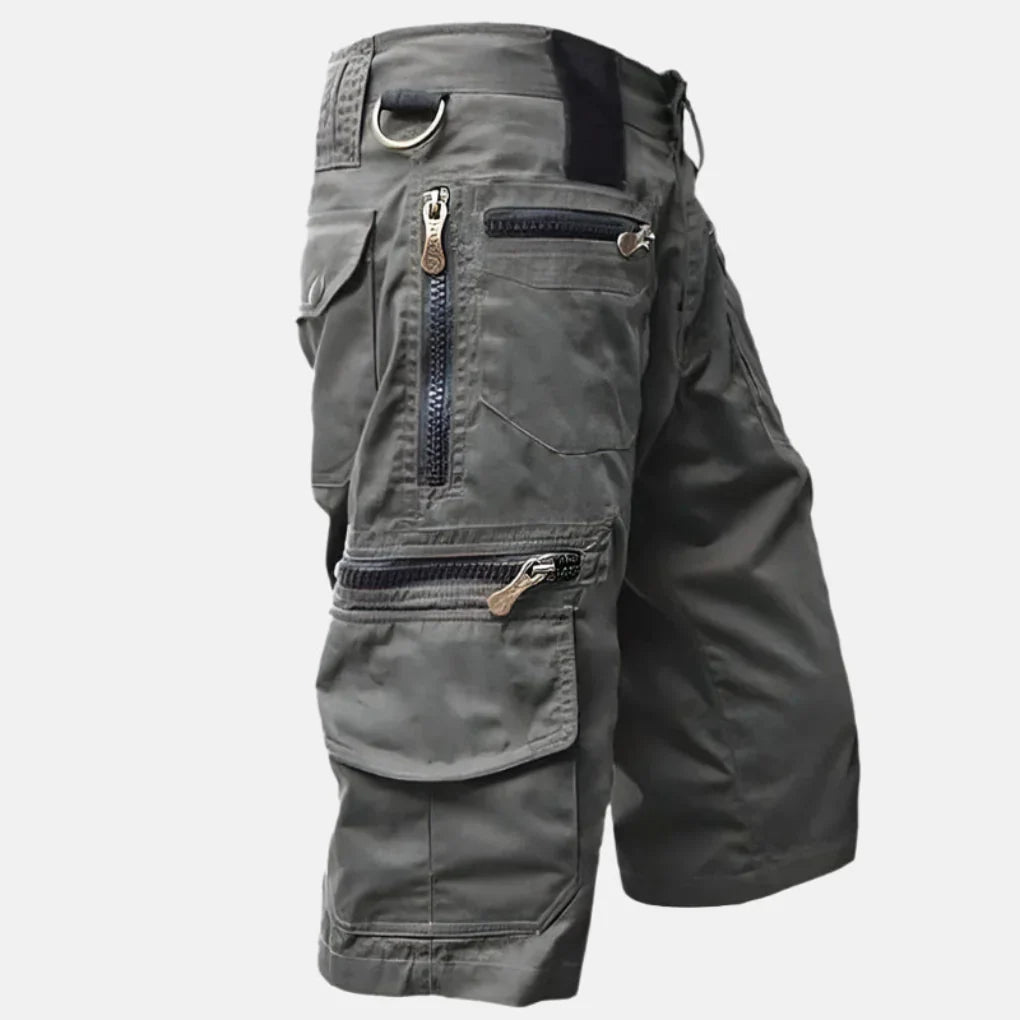 Men's Cargo Shorts Knee-Length Cotton