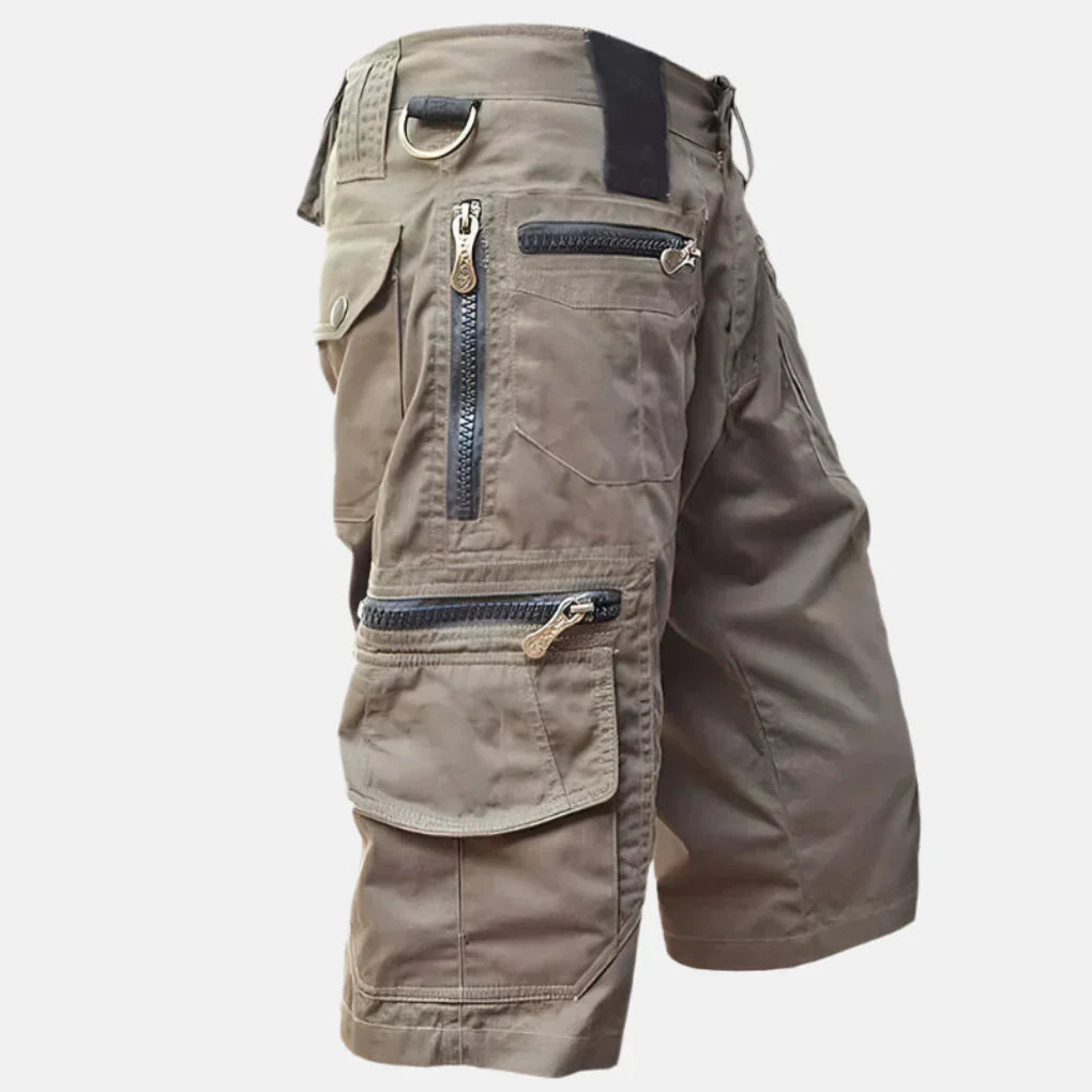 Men's Cargo Shorts Knee-Length Cotton