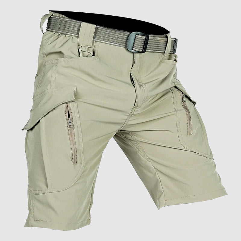 Sebastian Men's Tactical Cargo Shorts Durable Cotton Blend Relaxed Fit - VibreMode