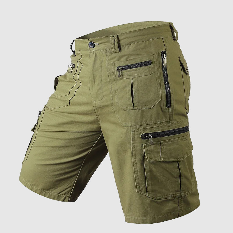 Men's Cargo Shorts Multi-Pocket Durable Knee Length