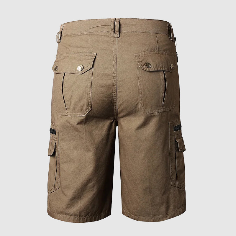 Men's Cargo Shorts Multi-Pocket Durable Knee Length