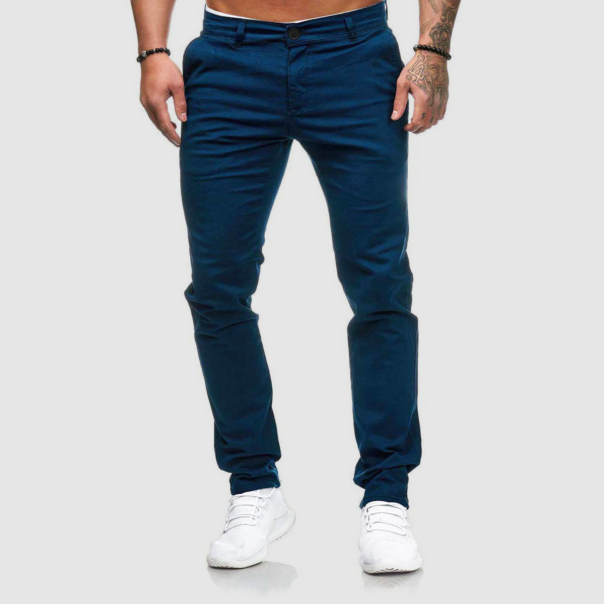 Men's Slim Fit Straight Leg Casual Pants