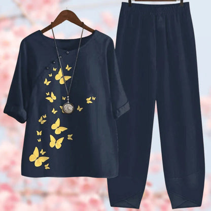 Women's Floral Two Piece Set