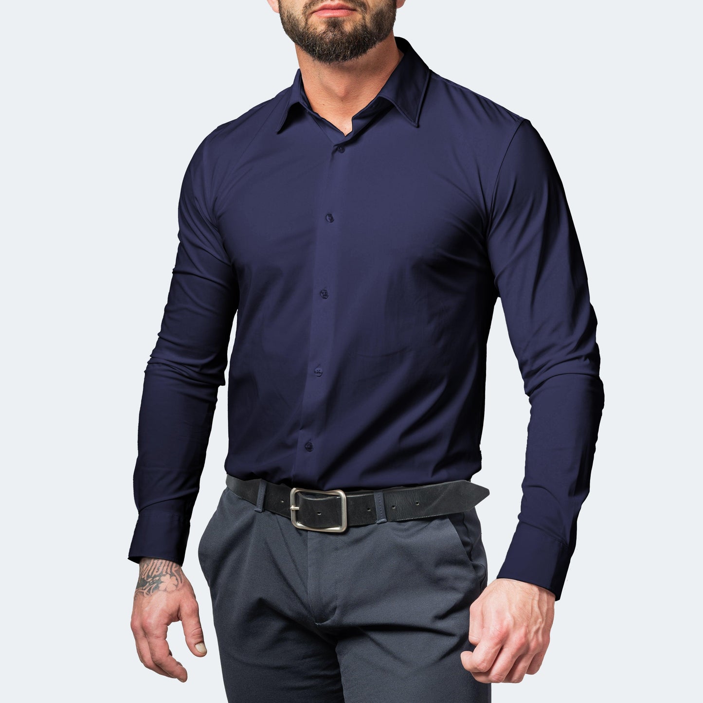 Men's Stretch Dress Shirt Wrinkle- Comfort Fit