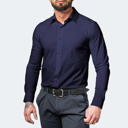 Men's Stretch Dress Shirt Wrinkle- Comfort Fit