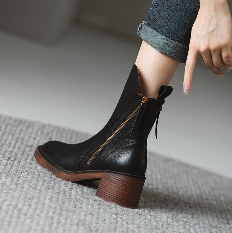 Women's Heeled Boots Structured Style