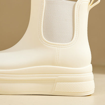 Women's Ankle Boots Platform Elastic Sides