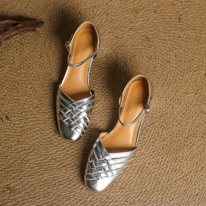Luxurious Real Leather High Heels