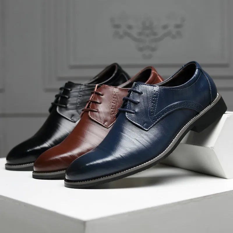 Classic Cap Toe Leather Shoes