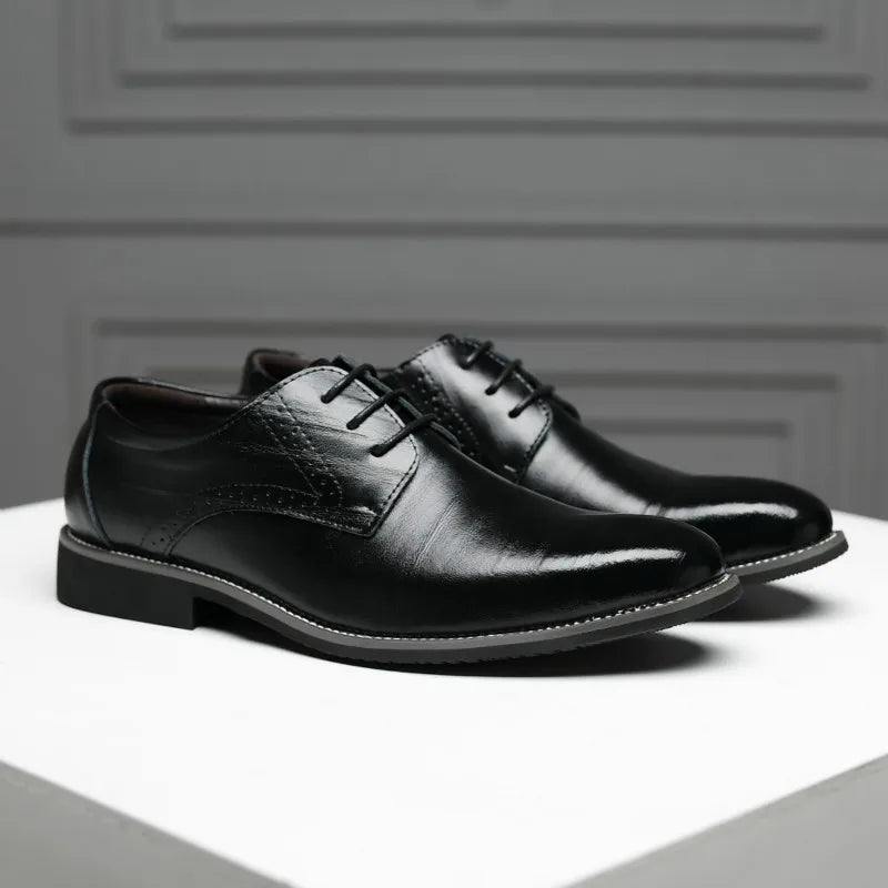 Classic Cap Toe Leather Shoes