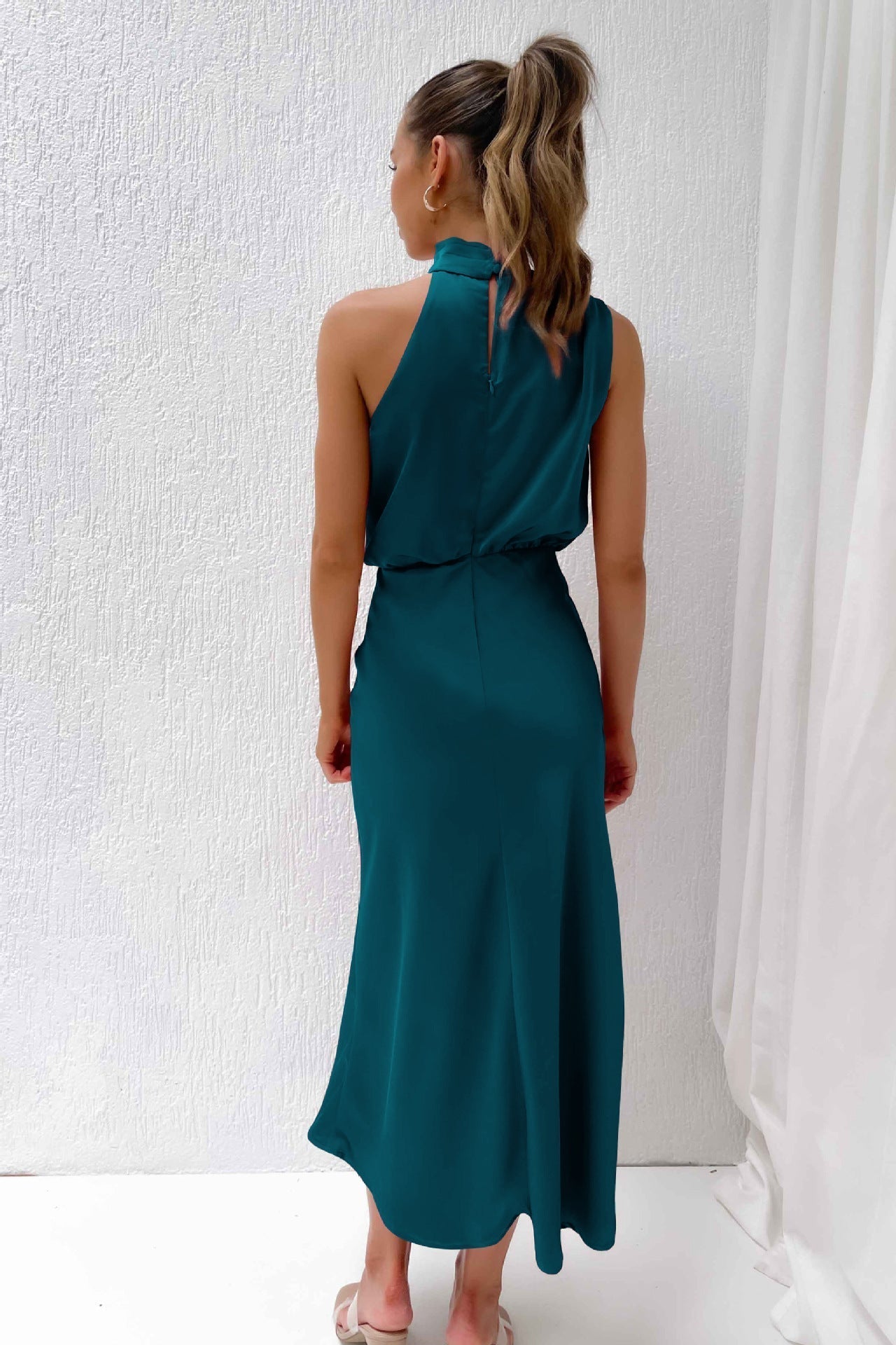 Luxurious Satin Evening Gown