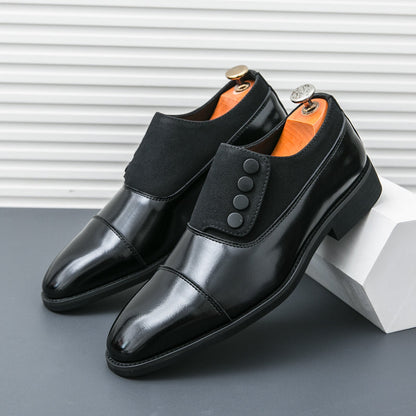 Two Tone Leather Oxford Shoes