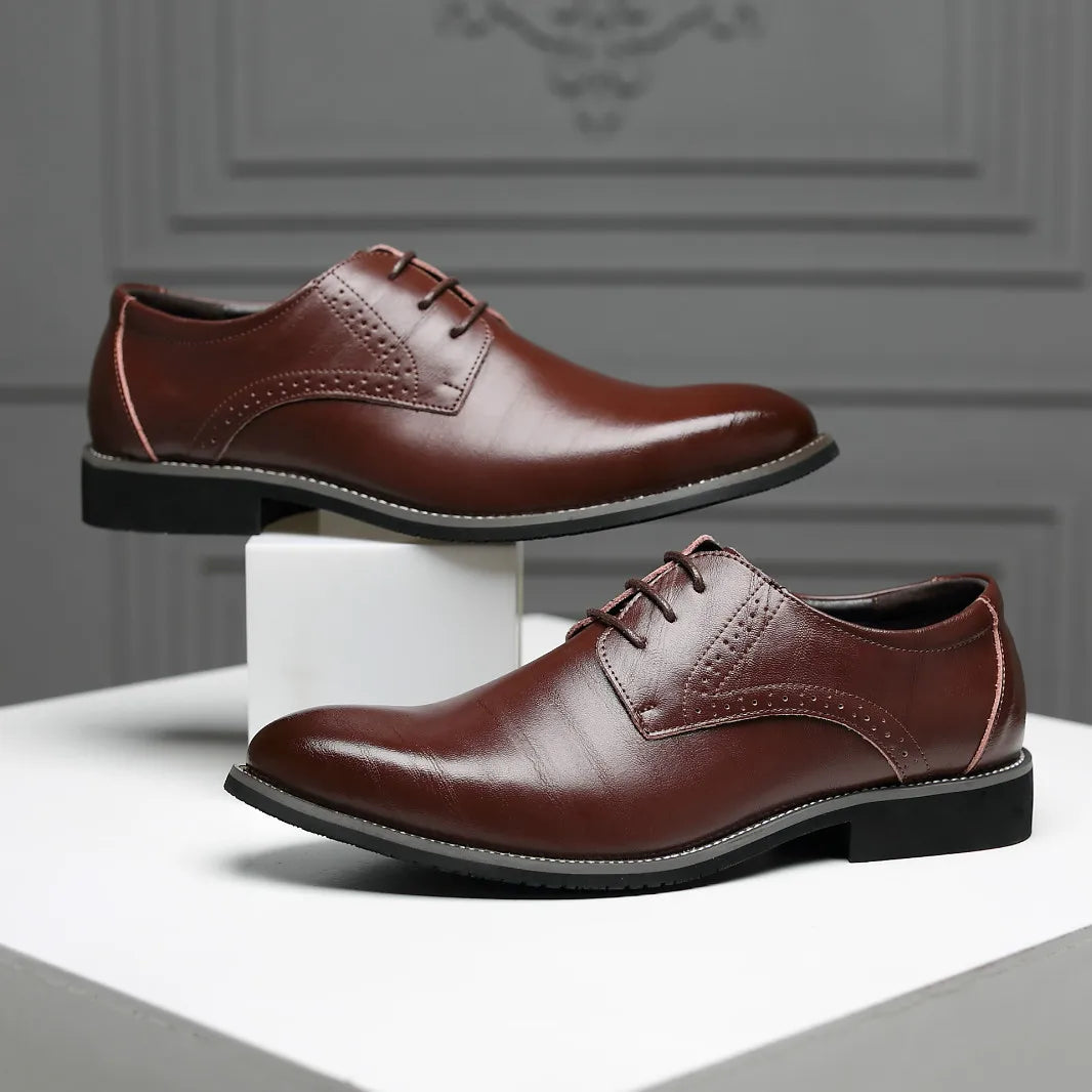 Classic Cap Toe Leather Shoes