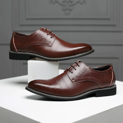Classic Cap Toe Leather Shoes