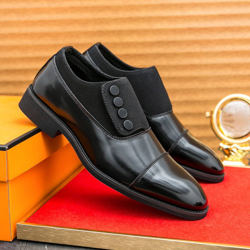 Two Tone Leather Oxford Shoes