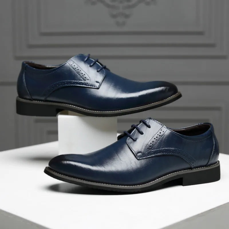 Classic Cap Toe Leather Shoes