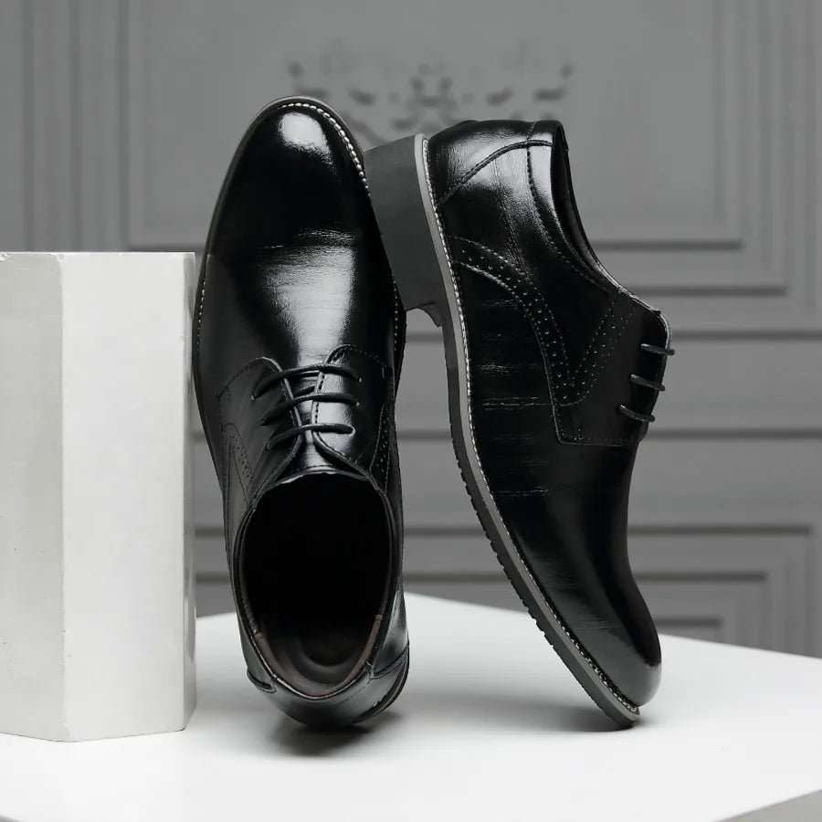 Classic Cap Toe Leather Shoes