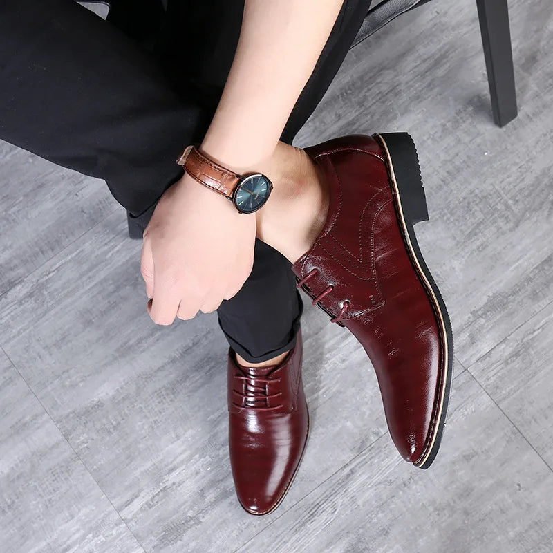 Classic Cap Toe Leather Shoes