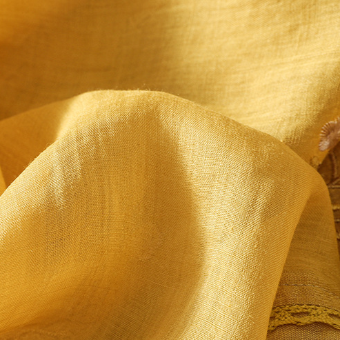 Women's V-Neck Linen Blouse