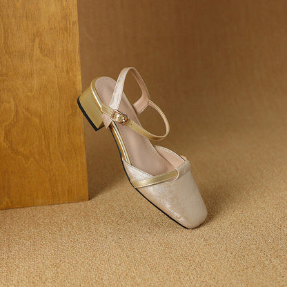Classic Comfortable High Heel Shoes