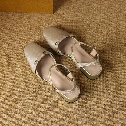 Classic Comfortable High Heel Shoes