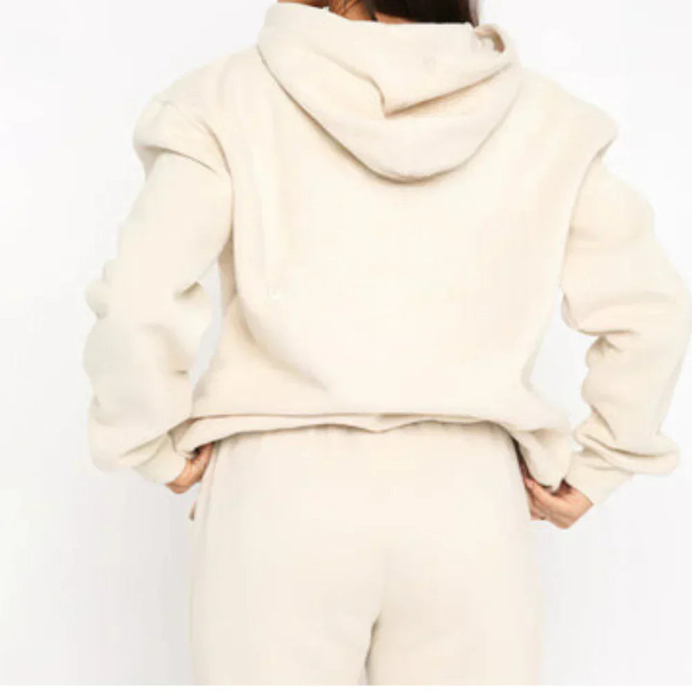 Men's Hoodie Tracksuit Cotton Leisure Wear Set