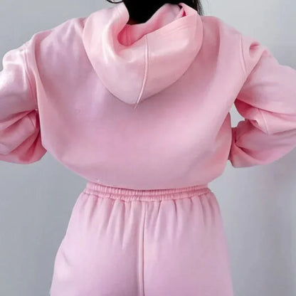 Men's Hoodie Tracksuit Cotton Leisure Wear Set