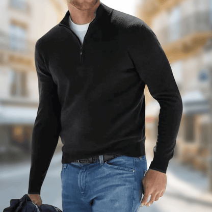 Lightweight Men's Spring Quarter Zip Pullover