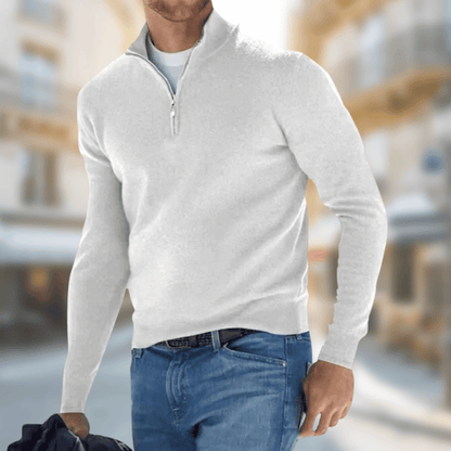 Lightweight Men's Spring Quarter Zip Pullover