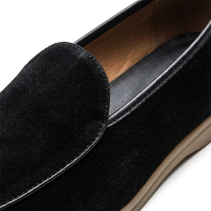 Men's Leather Slip On Loafers Comfortable Driving Shoes