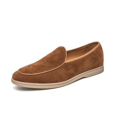 Men's Leather Slip On Loafers Comfortable Driving Shoes