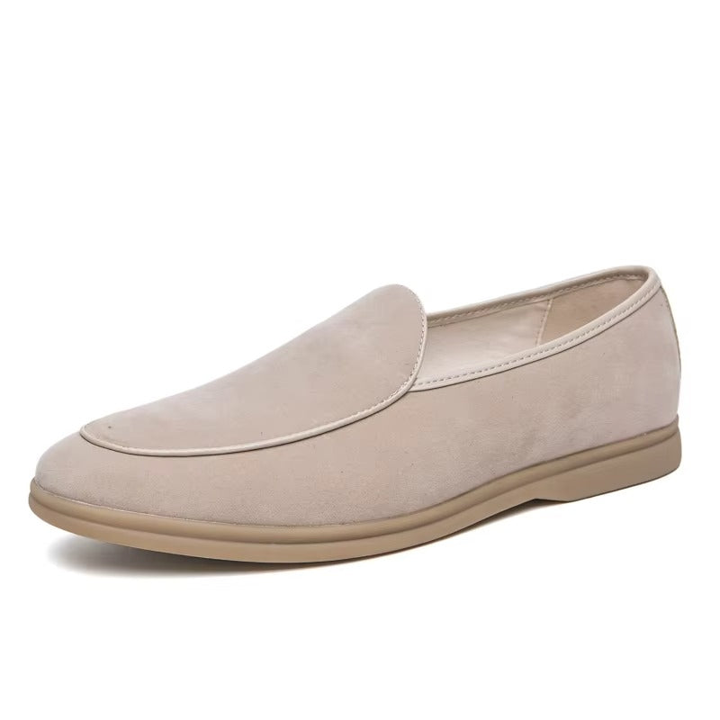 Men's Leather Slip On Loafers Comfortable Driving Shoes