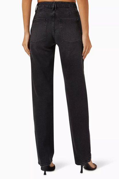 Women's Crystal Embellished Slit Jeans