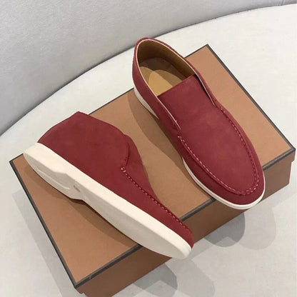 Men's Casual Loafers Leather Timeless Brown