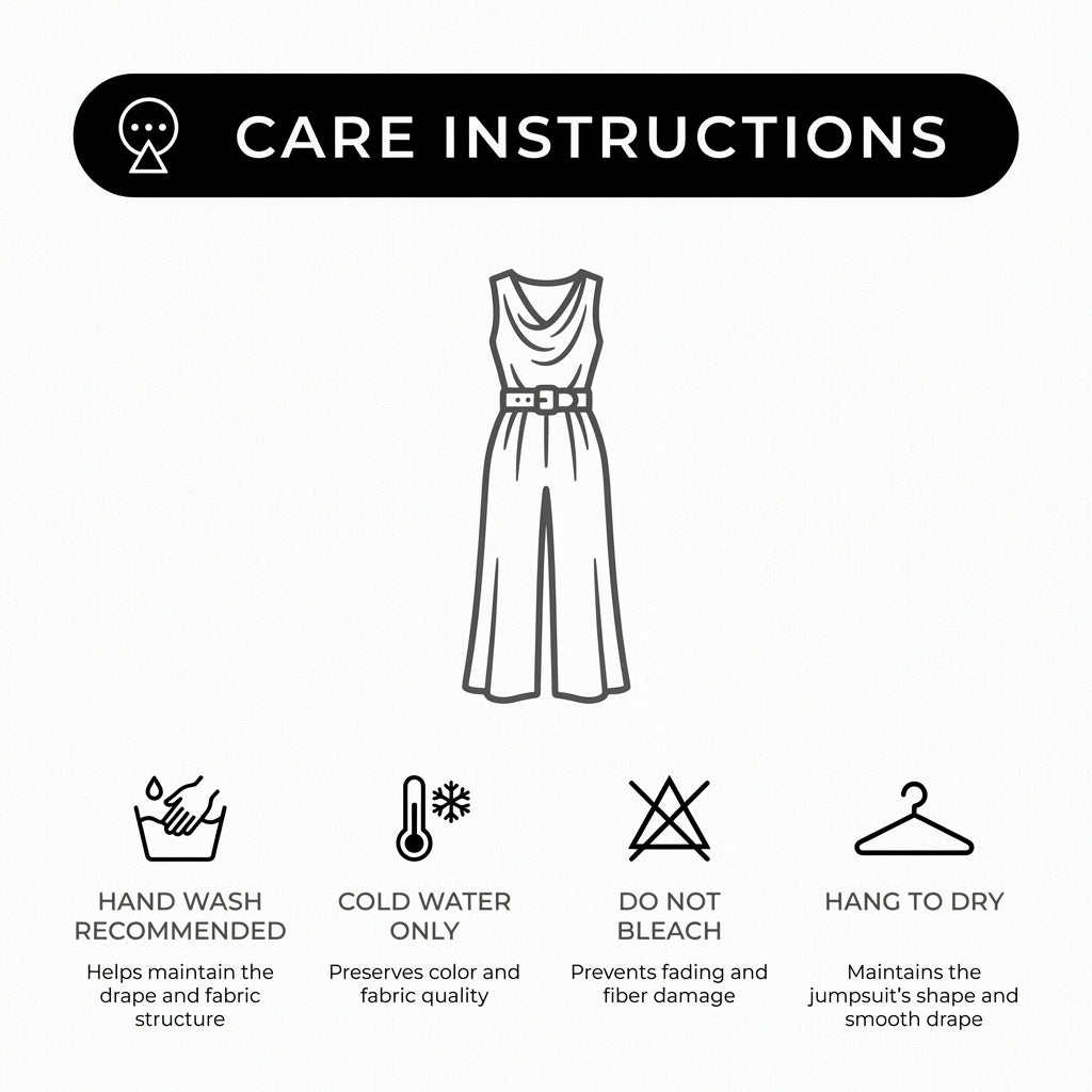 Women's Flowy Wide Leg Jumpsuit V Neck