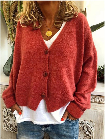 Cozy Women's Knit Sweater Cardigan