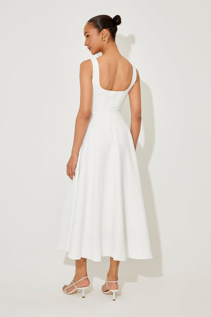 Elegant Casual Midi Dress