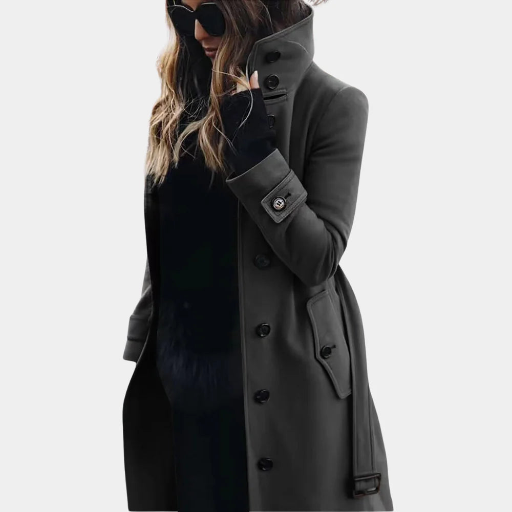 Women's Trench Coat Waterproof Tan