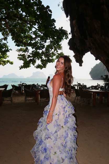 Elegant Lace Garden Party Maxi Dress for Women