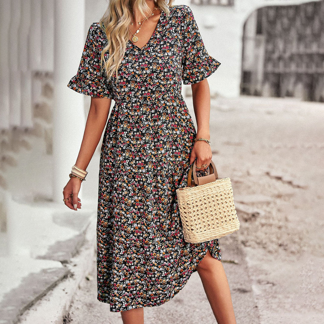 Gillian Women's Floral Midi Dress