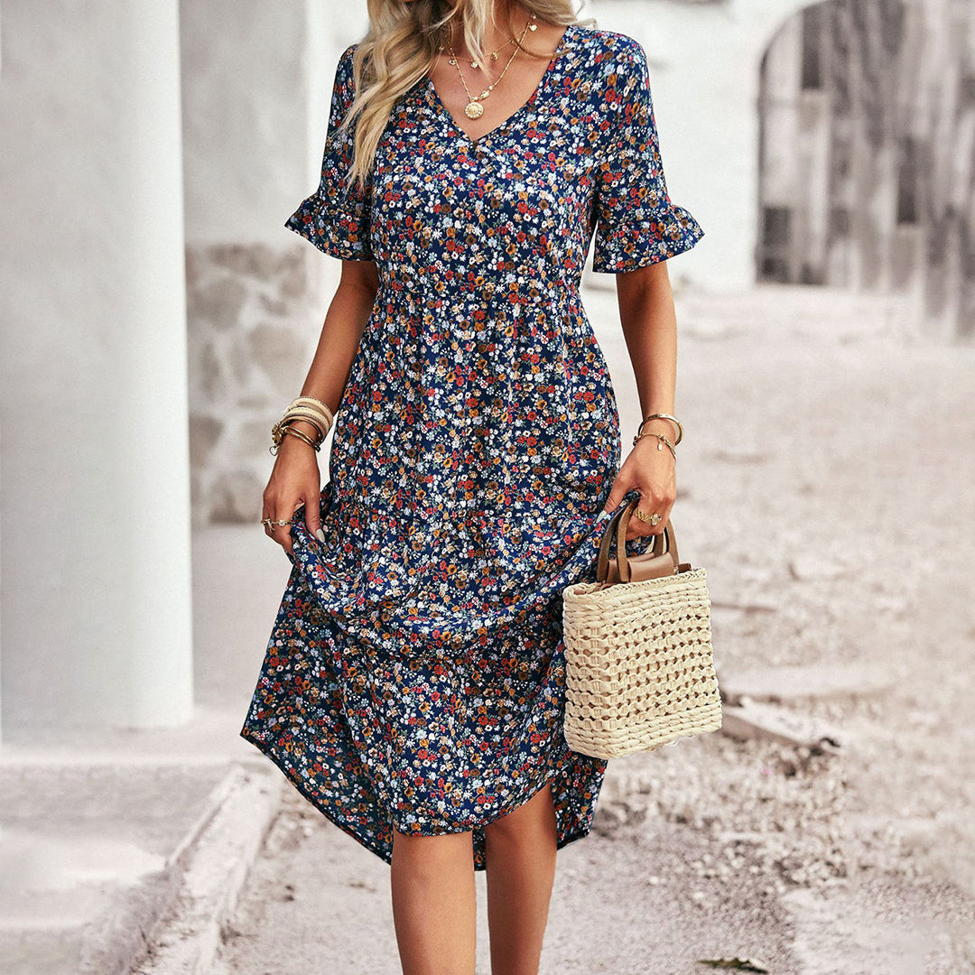 Gillian Women's Floral Midi Dress