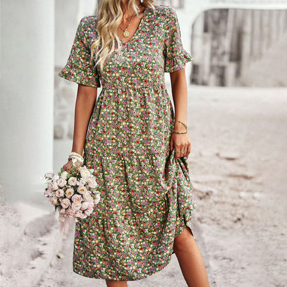 Gillian Women's Floral Midi Dress