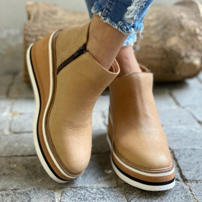 Comfortable Daily Low Heel Ankle Boots