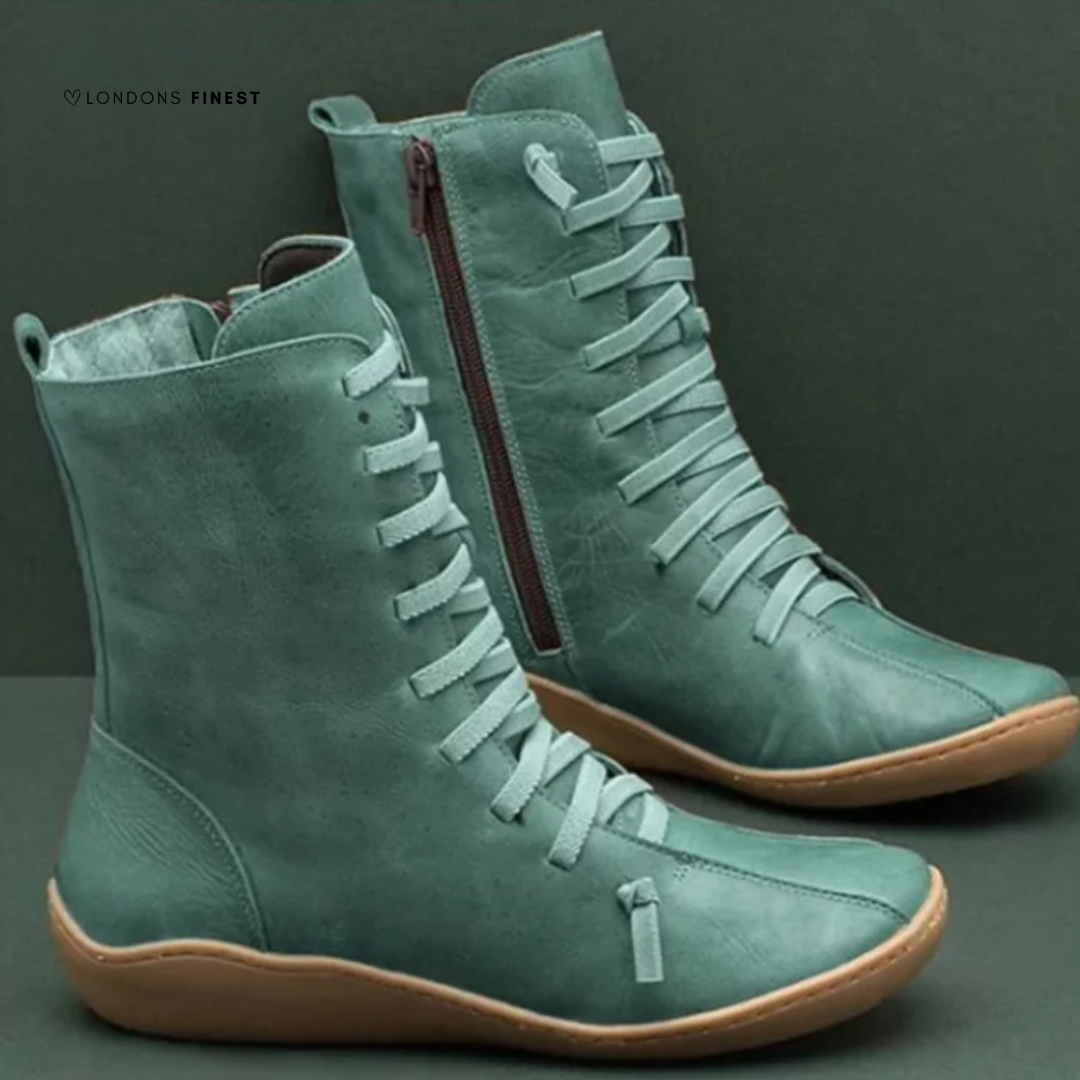 Women's Mid Calf Boots Low Heel