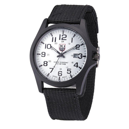 Military Style Watch Illuminated Dial