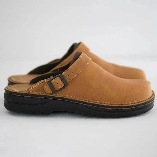 Comfortable Orthopedic Leather Loafers - VibreMode