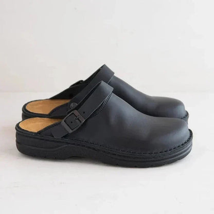 Comfortable Mens Genuine Leather Slip On Clogs