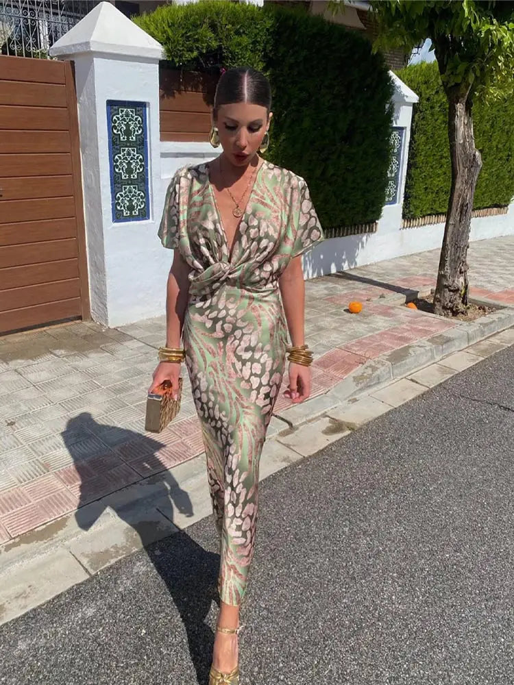Women's Wrap Dress Elegant Timeless - VibreMode